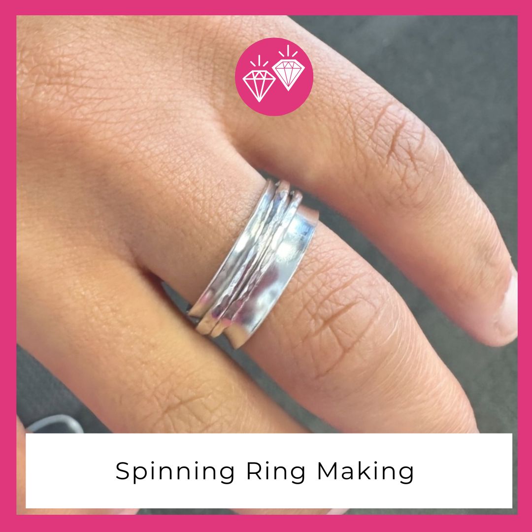 Spinning Ring Making – Hampshire School of Jewellery Silver Spinning Ring made at Hampshire School of Jewellery